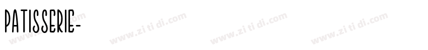 Patisserie字体转换