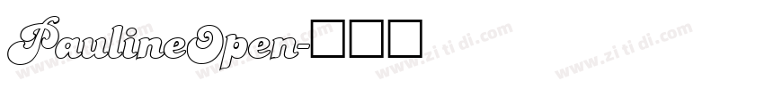 PaulineOpen字体转换