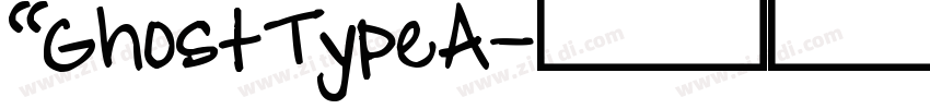 “GhostTypeA字体转换
