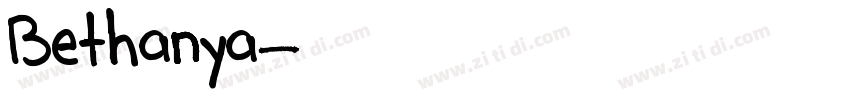 Bethanya字体转换