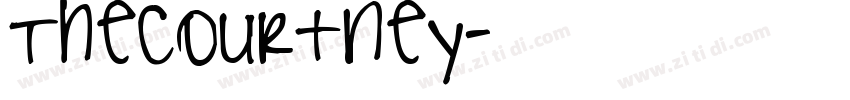 TheCourtney字体转换