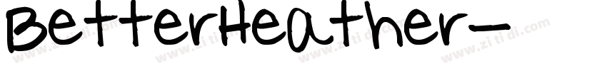 BetterHeather字体转换