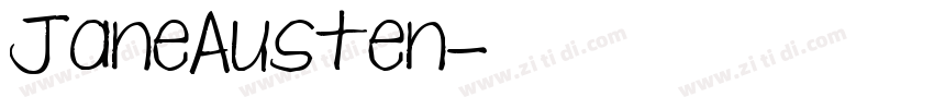 JaneAusten字体转换