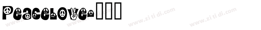 Peacelove字体转换