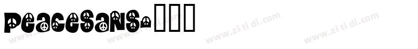 peacesans字体转换