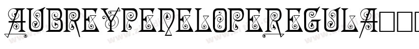AubreyPenelopeRegula字体转换