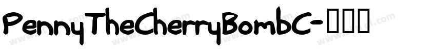 PennyTheCherryBombC字体转换