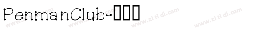 PenmanClub字体转换