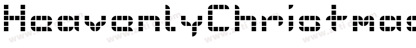HeavenlyChristmasPer字体转换