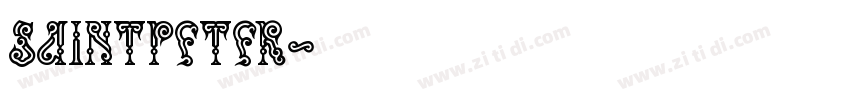 SaintPeter字体转换