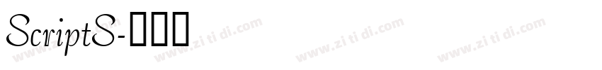 ScriptS字体转换