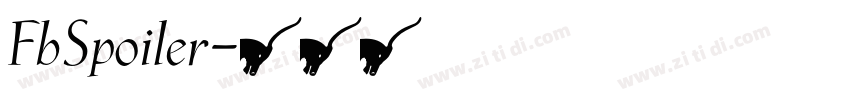 FbSpoiler字体转换