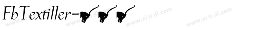 FbTextiller字体转换