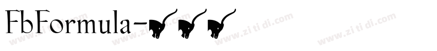 FbFormula字体转换