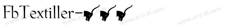 FbTextiller字体转换