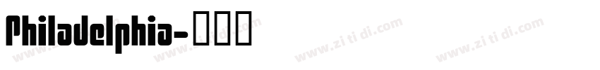 Philadelphia字体转换