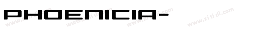 Phoenicia字体转换