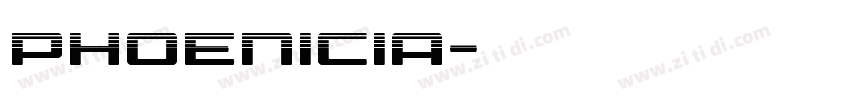 Phoenicia字体转换