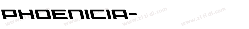Phoenicia字体转换