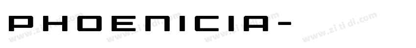Phoenicia字体转换