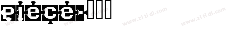 piece字体转换