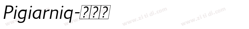 Pigiarniq字体转换