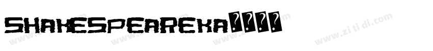 ShakespeareKA字体转换