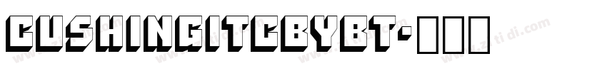 CushingITCbyBT字体转换