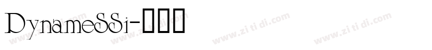 DynameSSi字体转换