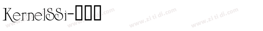 KernelSSi字体转换