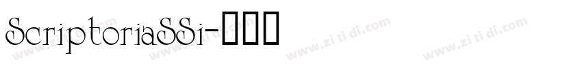 ScriptoriaSSi字体转换