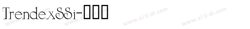 TrendexSSi字体转换