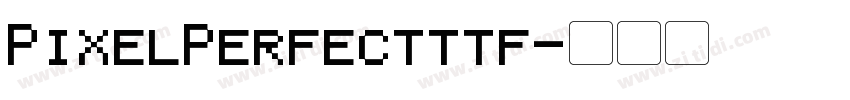 PixelPerfectttf字体转换