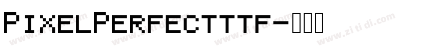 PixelPerfectttf字体转换