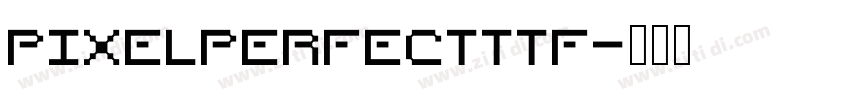 PixelPerfectttf字体转换