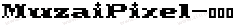 MuzaiPixel字体转换