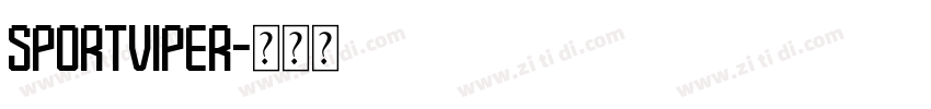 SPORTVIPER字体转换