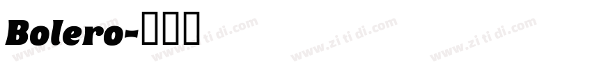 Bolero字体转换