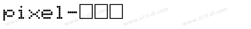 pixel字体转换
