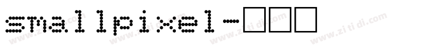 smallpixel字体转换