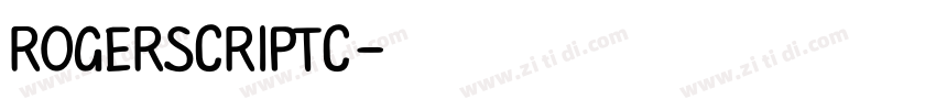 RogerScriptC字体转换