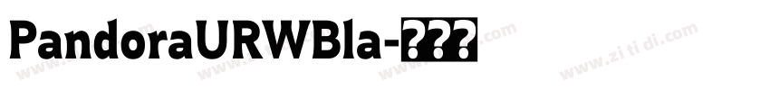 PandoraURWBla字体转换