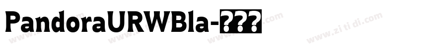 PandoraURWBla字体转换