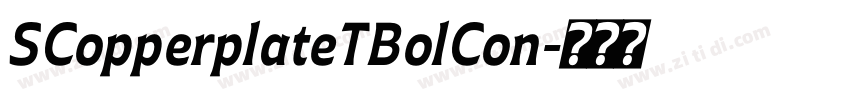 SCopperplateTBolCon字体转换 SCopperplateTBolCon字体转换