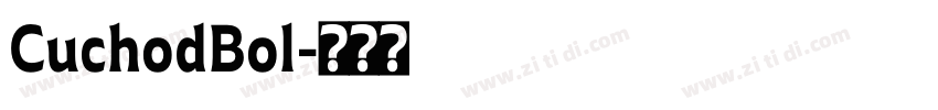 CuchodBol字体转换