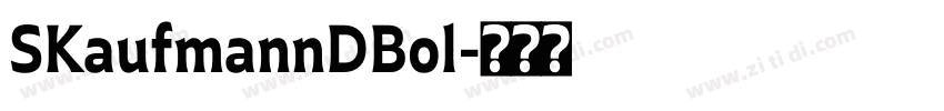 SKaufmannDBol字体转换