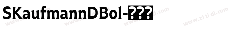 SKaufmannDBol字体转换