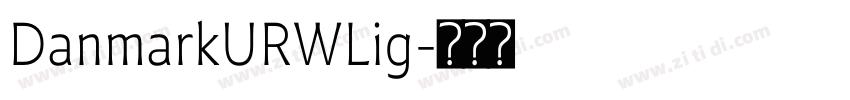 DanmarkURWLig字体转换