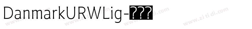 DanmarkURWLig字体转换