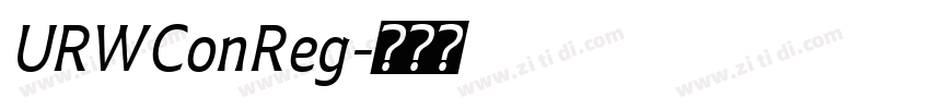 URWConReg字体转换
